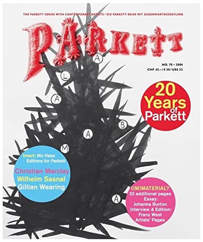 Stock image for PARKETT 70 for sale by 246 Books