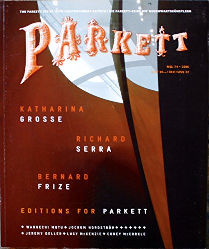 Stock image for Parkett # 74 for sale by Gibbs Books