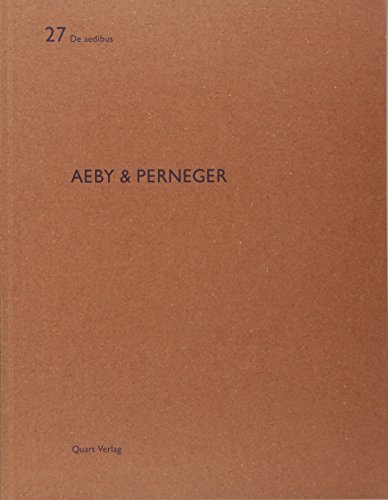 9783907631966: Aeby & Perneger: De Aedibus 27