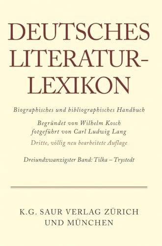 Beispielbild fr Deutsches Literatur-Lexikon / Tikla - Trystedt zum Verkauf von Antiquariat Maiwald