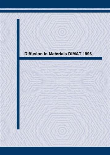9783908450207: Diffusion in Materials DIMAT 1996: Volumes 143-147 (Defect and Diffusion Forum)