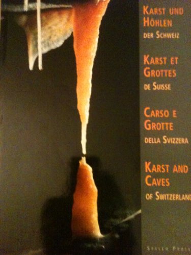 9783908495055: Karst and Caves of Switzerland