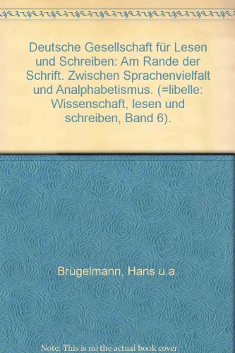 Stock image for Am Rande der Schrift. Zwischen Sprachenvielfalt und Analphabetismus for sale by medimops