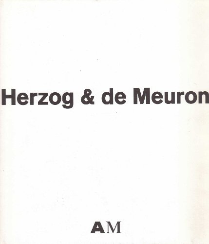Architektur Denkform: Eine Ausstellung im Architekturmuseum vom 1. Oktober bis 20. November 1988 (German Edition) (9783909158102) by Herzog & De Meuron