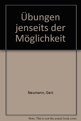 9783910078000: bungen jenseits der Mglichkeit