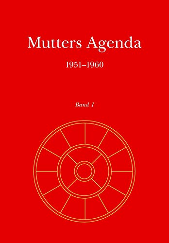 9783910083516: Mutters Agenda 1951-1960