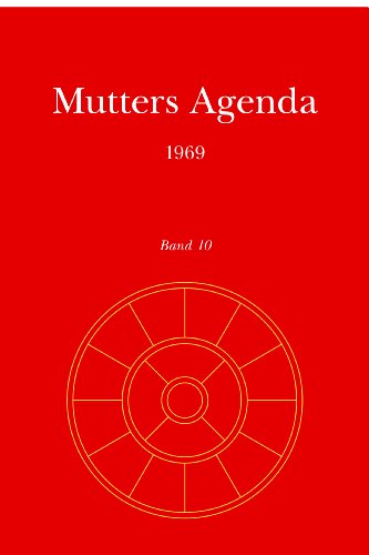 9783910083608: Mutters Agenda 1969