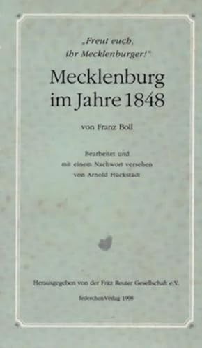 Beispielbild fr Mecklenburg im Jahre 1848 zum Verkauf von medimops