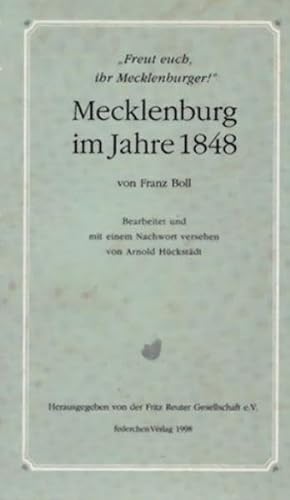 Stock image for Mecklenburg im Jahre 1848 for sale by medimops