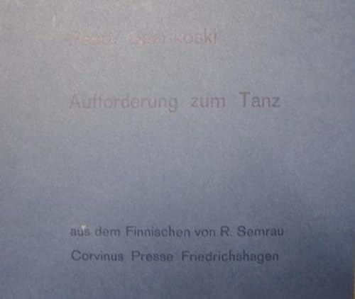 Stock image for Aufforderung zum Tanz: Gedichte for sale by medimops