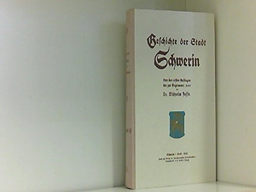 Beispielbild fr Geschichte der Stadt Schwerin, Bd. 2. Das 19. Jahrhundert zum Verkauf von getbooks GmbH
