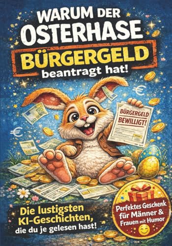 Stock image for Warum der Osterhase B�rgergeld beantragt hat: Die lustigsten KI-Geschichten, die du je gelesen hast I Lustige Geschenke f�r M�nner, Frauen und alle mit Humor (German Edition)