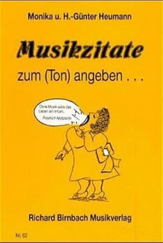 Stock image for Musikzitate zum (Ton) angeben . for sale by Paderbuch e.Kfm. Inh. Ralf R. Eichmann