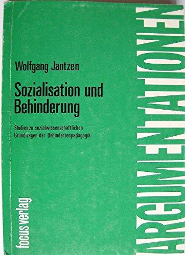 Stock image for Sozialisation und Behinderung for sale by medimops