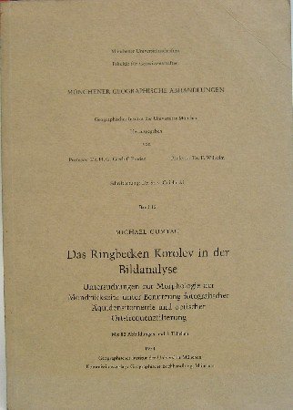 Beispielbild fr Das Ringbecken Korolev in der Bildanalyse. zum Verkauf von Antiquariat Hans Hammerstein OHG
