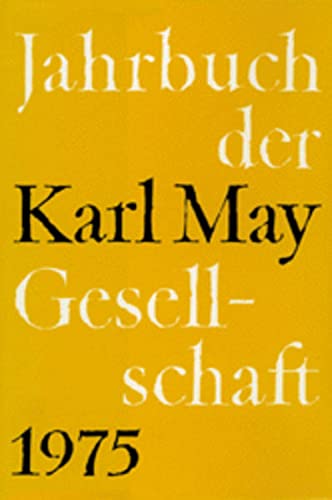 9783920421292: Jahrbuch der Karl - May - Gesellschaft 1975