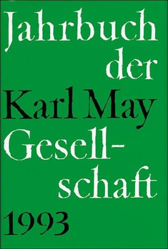 Jahrbuch der Karl-May-Gesellschaft 1993.