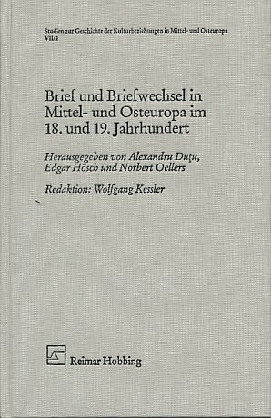 9783920460147: Brief und Briefwechsel in Mittel- und Osteuropa im 18. und 19. Jahrhundert.