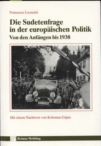 Die Sudetenfrage in der europäischen Politik