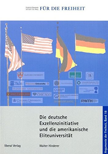 Beispielbild fr Die deutsche Exzellenzinitiative und die amerikanische Eliteuniversitt Adf.18 zum Verkauf von medimops
