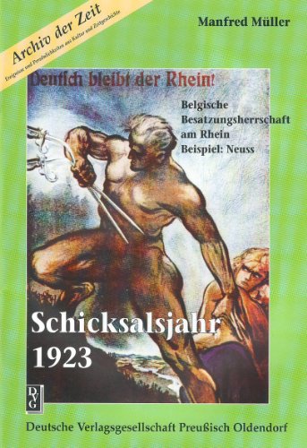 Beispielbild fr Schicksalsjahr 1923 zum Verkauf von medimops