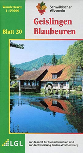 Beispielbild fr Geislingen - Blaubeuren: Wanderkarte 1:35.000 (Karte des Schwbischen Albvereins, Band 20) zum Verkauf von medimops