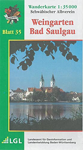 Beispielbild fr Karte des Schwbischen Albvereins 35 Weingarten - Bad Saulgau 1:35.000 zum Verkauf von Blackwell's