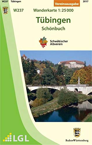 Stock image for Tbingen - Schnbuch: Wanderkarte 1:25.000 (Karte des Schwbischen Albvereins) for sale by medimops