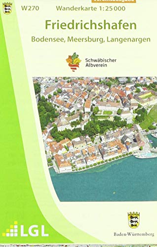 Stock image for Friedrichshafen - Bodensee, Meersburg, Langenargen: Wanderkarte 1:25.000 (Wanderkarten 1:25 000) for sale by medimops