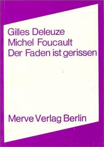Stock image for Der Faden ist gerissen -Language: german for sale by GreatBookPrices