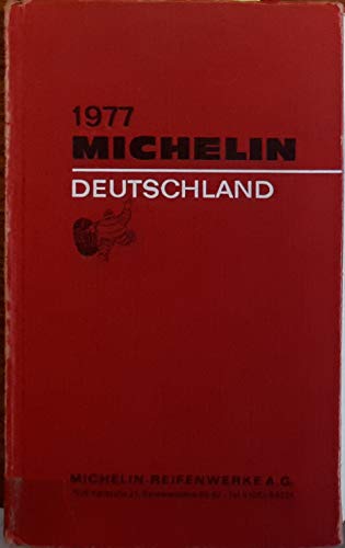 Beispielbild fr Michelin Red Guide: Germany, 1977 zum Verkauf von AwesomeBooks