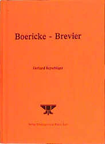 Beispielbild fr Boericke-Brevier zum Verkauf von medimops
