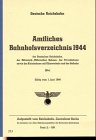 9783921304990: Amtliches Bahnhofsverzeichnis 1944