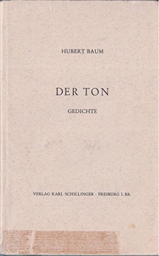 Der Ton. Gedichte