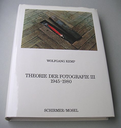 Stock image for Theorie der Fotografie Band I: 1839 - 1912. Band II: 1912 - 1945. Band III: 1945 - 1980. 3 Bnde. for sale by Antiquariat & Verlag Jenior