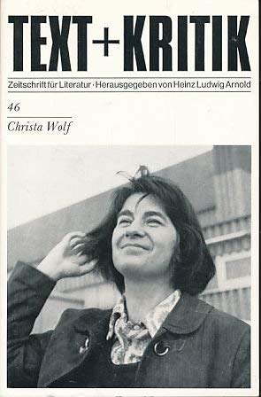 Beispielbild fr Christa Wolf (Text & Kritik ; Heft 46) (German Edition) zum Verkauf von medimops