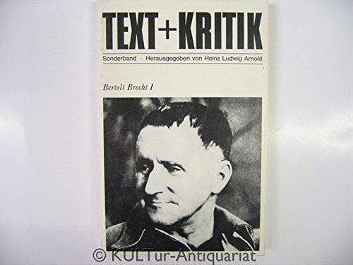 Beispielbild fr Bertolt Brecht I zum Verkauf von TAIXTARCHIV Johannes Krings