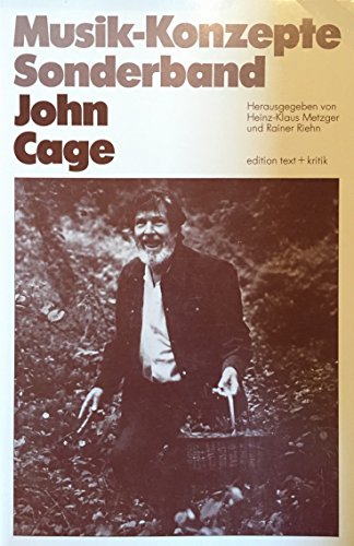 Beispielbild fr John Cage, 1/ Musik-Konzepte zum Verkauf von medimops