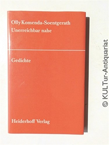 9783921640777: Unerreichbar nahe: Gedichte (Livre en allemand)