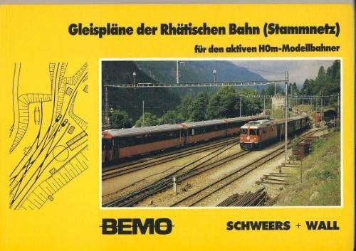 9783921679395: Gleisplne der Rhtischen Bahn. Fr den aktiven HOm-Modellbahner