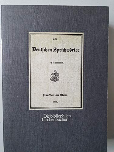 Stock image for Die deutschen Sprichwrter for sale by Versandantiquariat Felix Mcke
