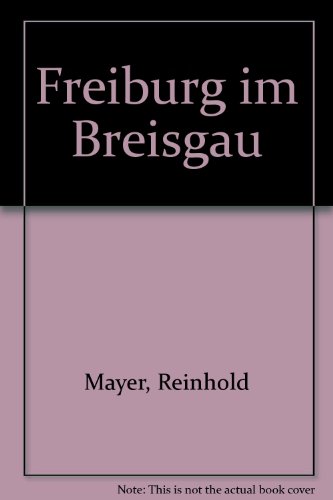 Stock image for Freiburg im Breisgau for sale by Antiquariat Armebooks