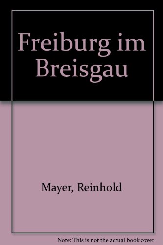 9783921934500: Freiburg im Breisgau