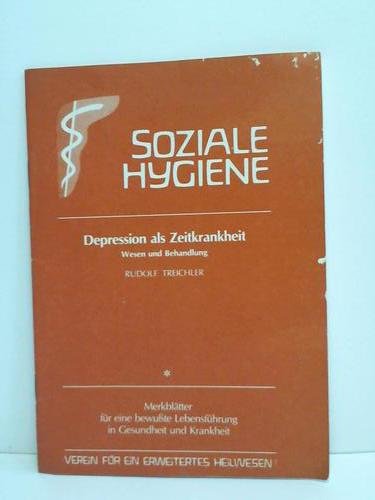 Imagen de archivo de Depression als Zeitkrankheit. Wesen und Behandlung a la venta por medimops