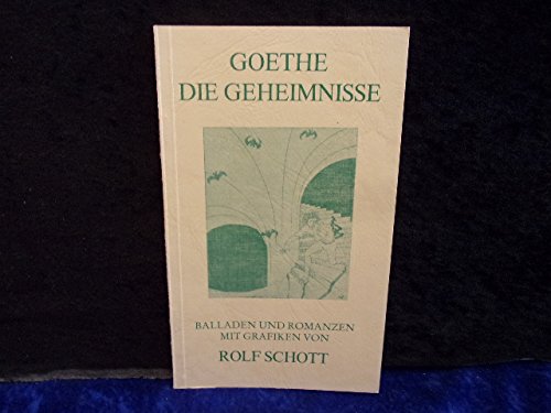 Imagen de archivo de Die Geheimnisse : bekannte und unbekannte Balladen. a la venta por medimops