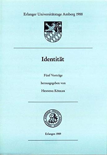 Identität: Fünf Vorträge - Kössler, Henning, Jacobs, Konrad