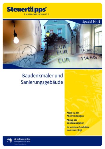 Beispielbild fr Baudenkmler und Sanierungsgebude zum Verkauf von medimops