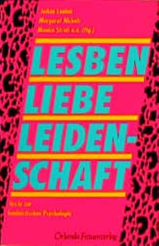 9783922166801: Lesben Liebe Leidenschaft