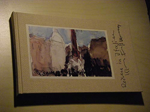 Beispielbild fr Reisen in Italien. 109 Zeichnungen und Aquarelle aus Norditalien, Venedig, Florenz, aus Rom und Sizilien 1994 - 1998. zum Verkauf von Antiquariat Matthias Wagner