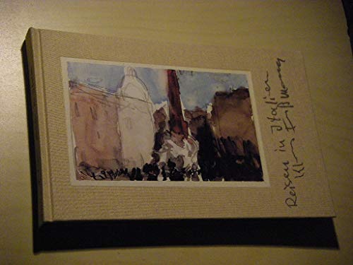 9783922195344: Reisen in Italien: 109 Zeichnungen und Aquarelle aus Norditalien, Venedig, Florenz, aus Rom und Sizilien 1994-1998